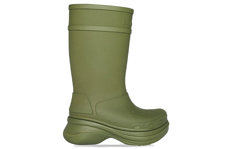 Crocs x Balenciaga Boots 'Army Green' 677384W1S8E3195