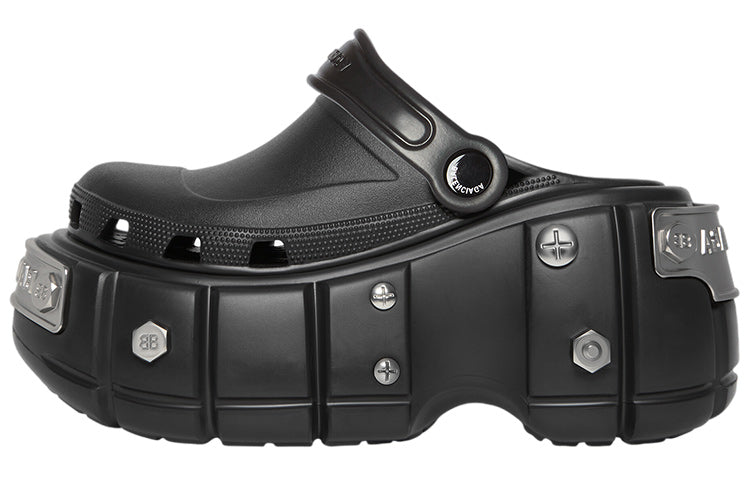 Balenciaga Hardcrocs Slide x Crocs 'Black' 687397W1S8N1081