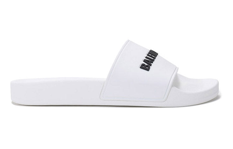 (WMNS) Balenciaga Pool Slides 'White Black' 565547W1S839034