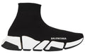 (WMNS) Balenciaga Speed 2 Trainer Knit 'Black White' 617196W17021015