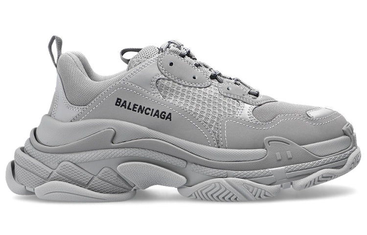 (WMNS) Balenciaga Triple S Daddy Shoes Grey 524039W2FW11203