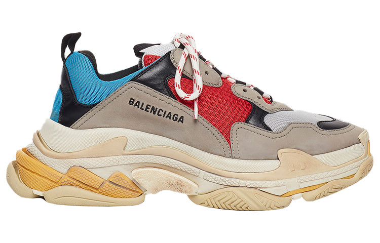 (WMNS) Balenciaga Triple S 'Blue Red' 554105W09O24365