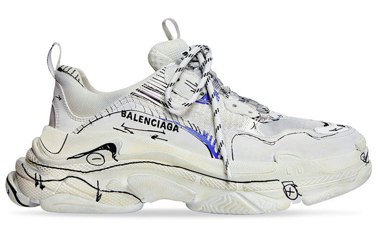 (WMNS) Balenciaga Triple S 'White' 524039W3SRB9014