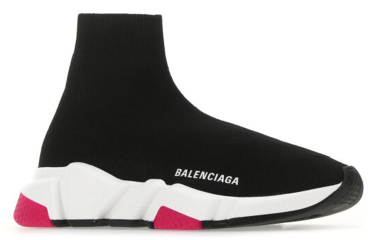 (WMNS) Balenciaga Speed Sneaker 'Black Magenta' 587280W2DB41959