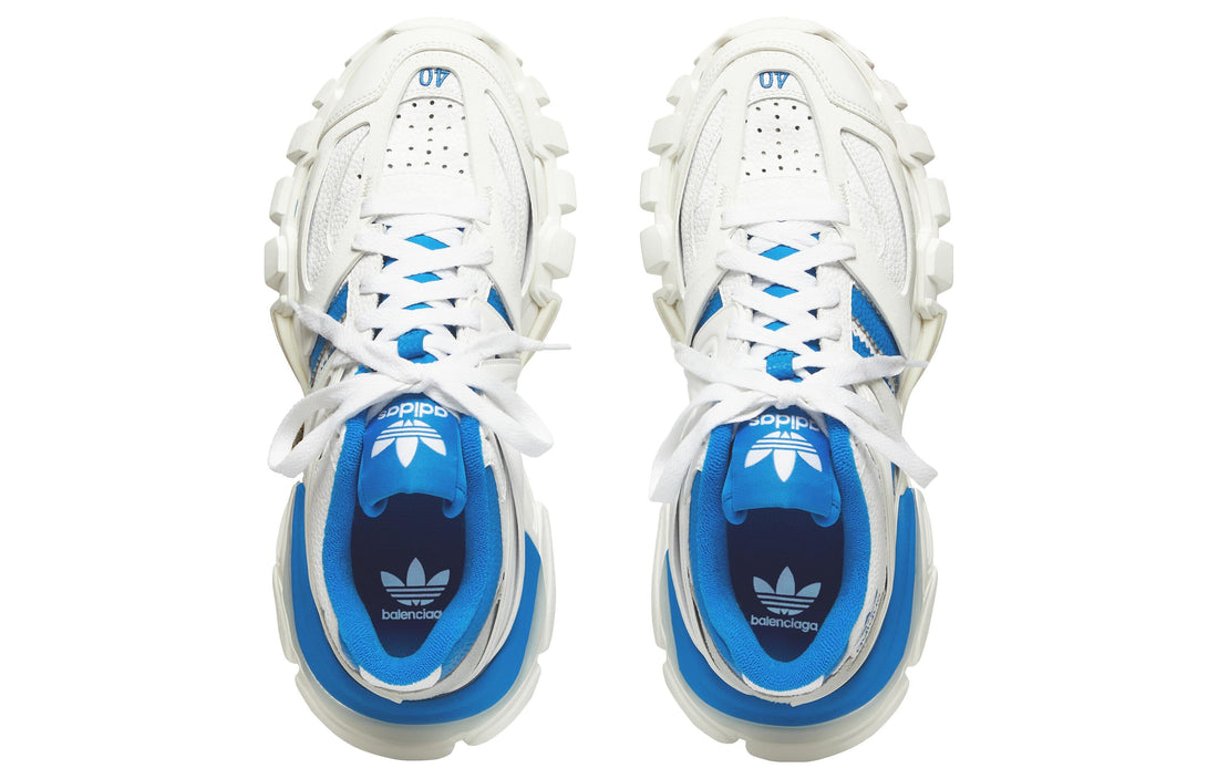 adidas Originals x Balenciaga Track Forum Low Shoes 'White Blue' 741107W3CZ19040