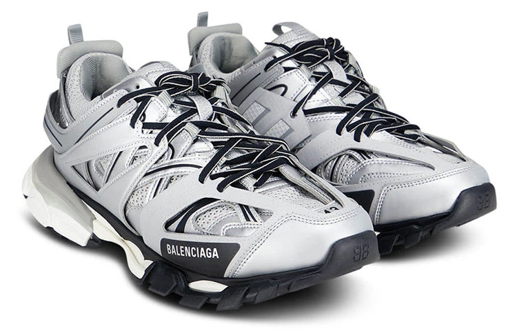 Balenciaga Track Trainer 'Metallic Silver' 542023W2CD18100