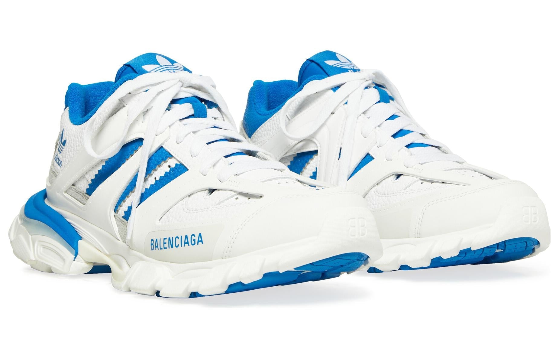 (WMNS) adidas Originals x Balenciaga 23FW Track Forum Sneakers 'Grey Royal Blue' 741106W3CZ19040