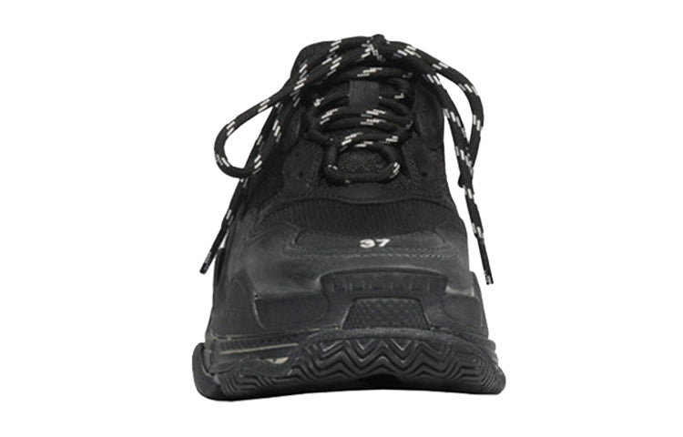 (WMNS) Balenciaga Triple S 'Distressed Black' 531388W09O11000