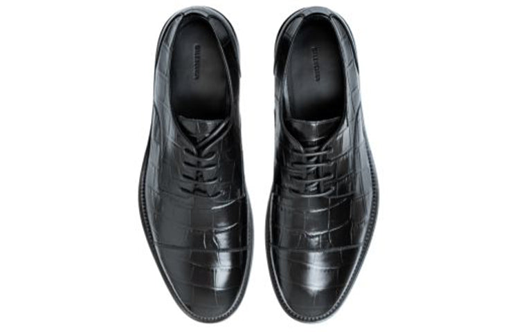 Balenciaga Herre Derby Flat Shoes 'Black' 590716WBBV41090