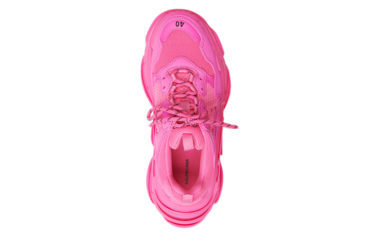 (WMNS) Balenciaga WMNS Triple S Sneaker 'Fluo Pink' 524039W2CA55000