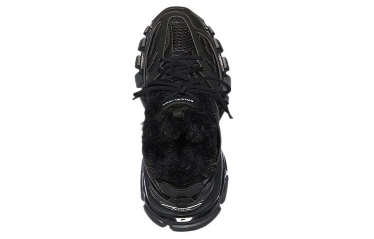 Balenciaga Track Sneaker 'Faux Fur Black' 668556W3CQ11000