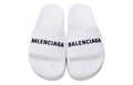 (WMNS) Balenciaga Pool Slides 'White Black' 565547W1S839034