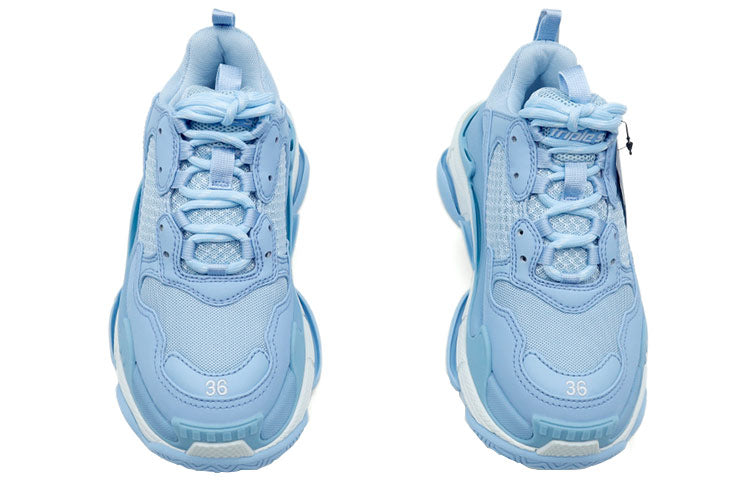 (WMNS) Balenciaga Triple S Sneaker 'Light Blue' 524039W2CA74090