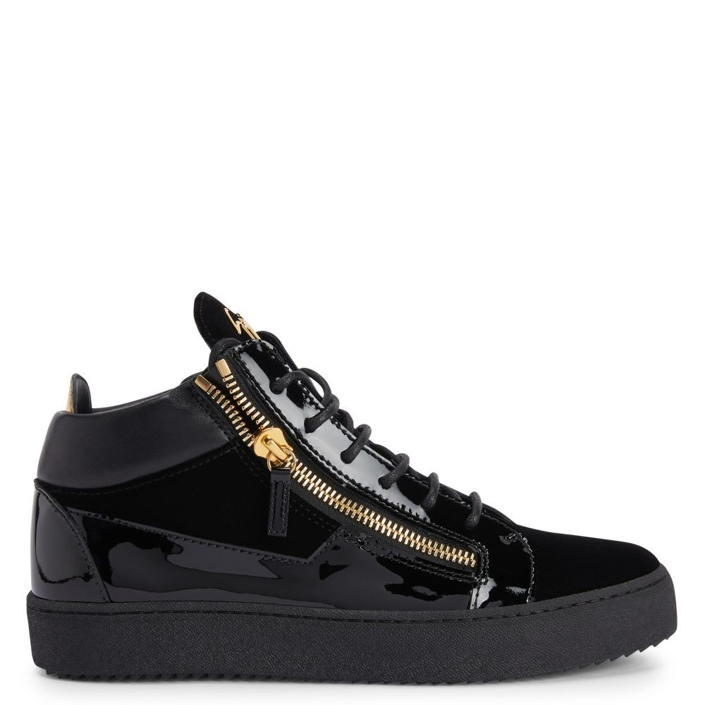 Giuseppe Zanotti Black velvet uppe Kriss RU00061005 #