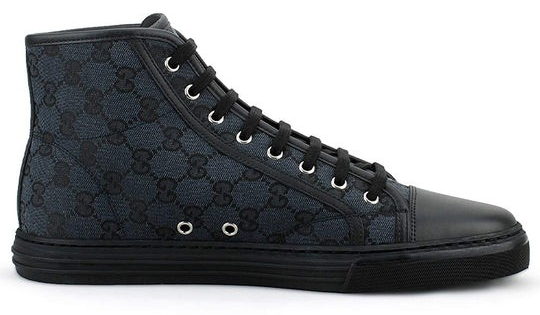 Gucci Monogram High top sneakers ' Black '