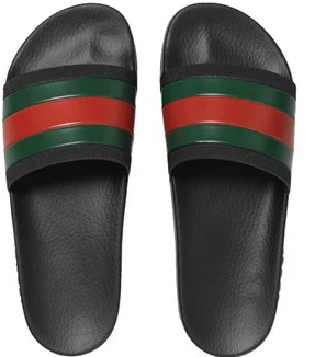 Gucci Rubber slide " Black "