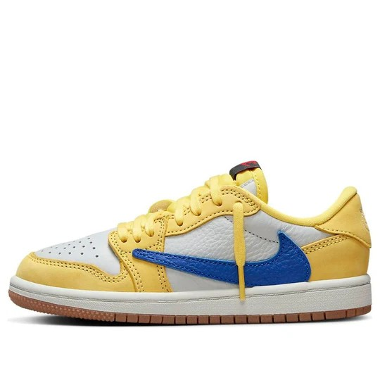 Air Jordan 1 Retro Low OG SP x Travis Scott 'Canary' DZ5909-700 #