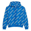 (WMNS) Balenciaga Full Print Alphabet Logo hooded Drawstring Hoodie Blue 612959TIV715011