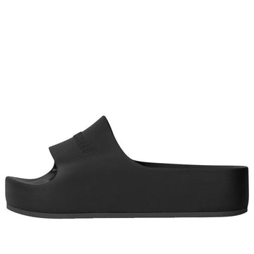 (WMNS) Balenciaga Chunky Slides 'Black' 654315W1S891000