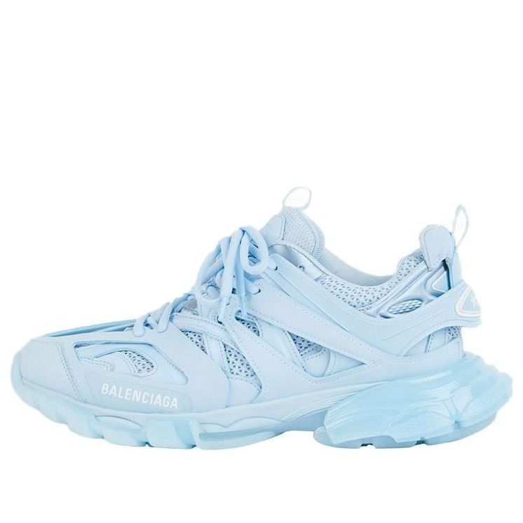 (WMNS) Balenciaga Track Clear Sole Daddy Shoes Blue 647741W3BM24200