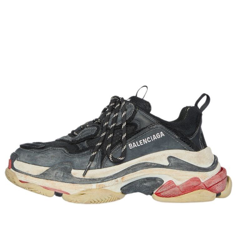 (WMNS) Balenciaga Triple S 'Black' 524037W3CS11061