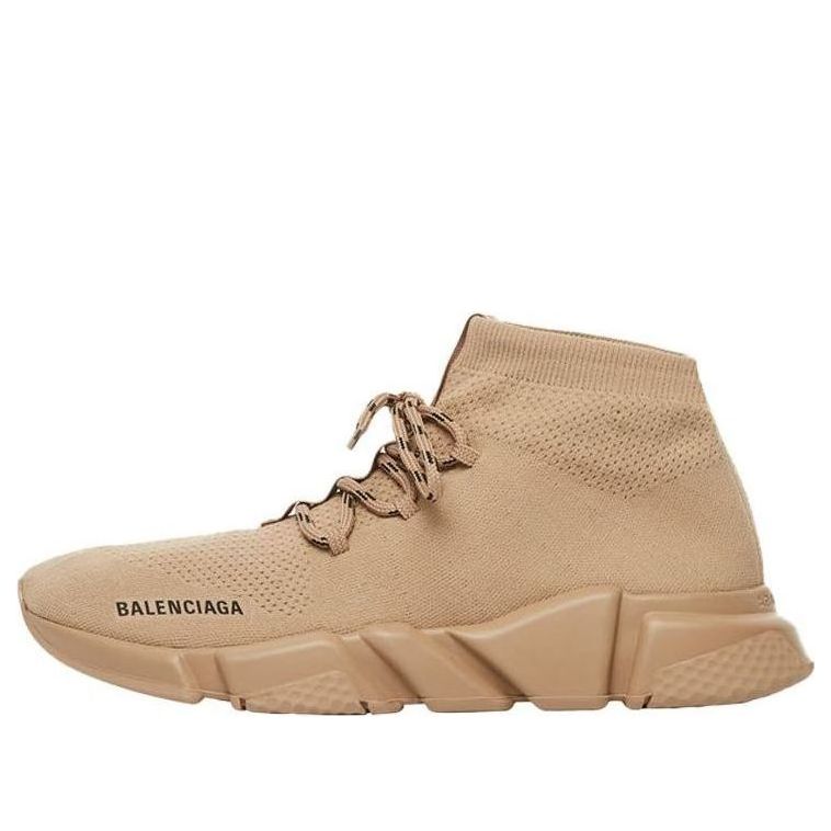 (WMNS) Balenciaga Speed Lace-Up Sports Shoes Beige 587284W17019710