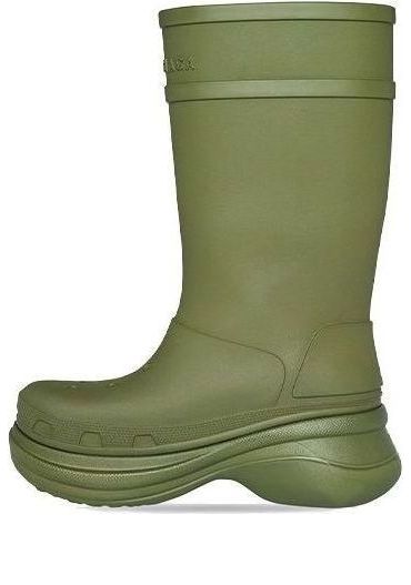 Crocs x Balenciaga Boots 'Army Green' 677384W1S8E3195