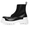 Balenciaga Strike Lace-Up Boot 'Black White' 589338WA9671090