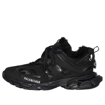 Balenciaga Track Sneaker 'Faux Fur Black' 668556W3CQ11000