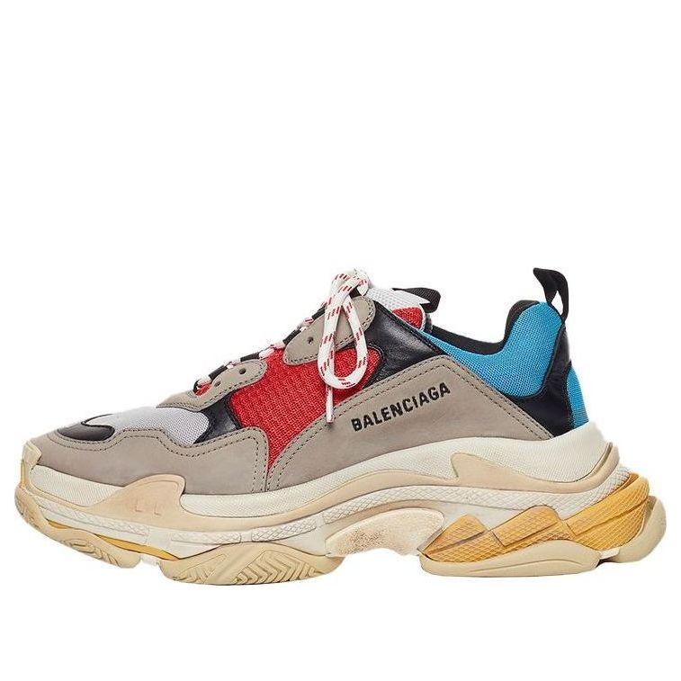 (WMNS) Balenciaga Triple S 'Blue Red' 554105W09O24365