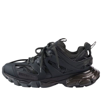 Balenciaga Track Clear Sole Low-Top Sports Shoes Black 647742W3BM11000