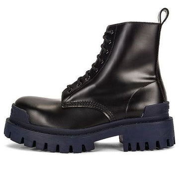 (WMNS) Balenciaga Strike Martin Boots Black/Blue 590974WA9671040