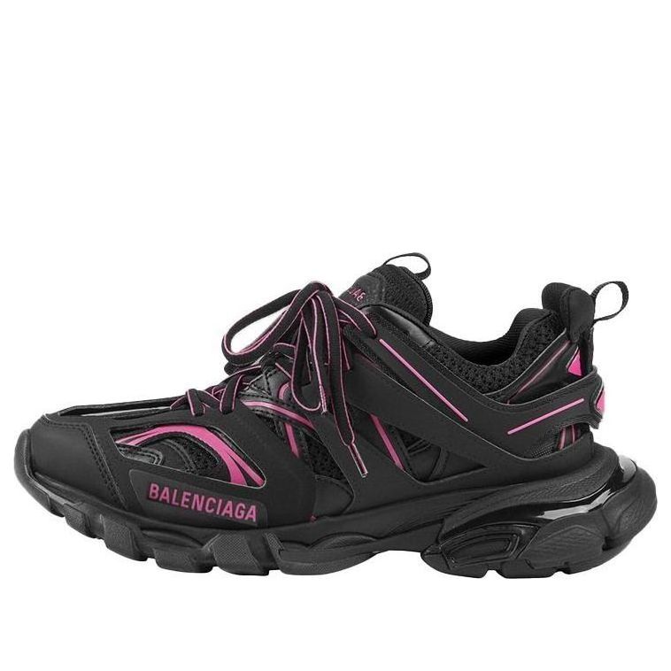 (WMNS) Balenciaga Track Sneaker 'Black Neon Pink' 542436W3AC21055