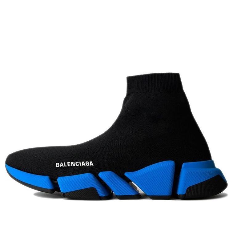 Balenciaga Speed 2.0 Sneaker 'Black Blue' 617239W2DB21041