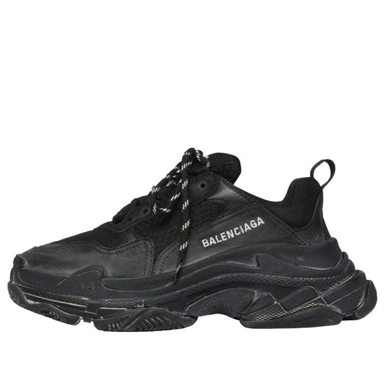 (WMNS) Balenciaga Triple S 'Distressed Black' 531388W09O11000