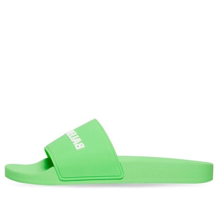 Balenciaga Pool Slides 'Fluo Green' 565826W1S823590