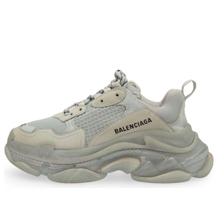 (WMNS) Balenciaga Triple S 'Grey' 544351W09O11705