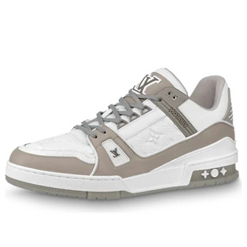 LOUIS VUITTON Trainer Sneakers 'Grey White' 1A8KB8 #